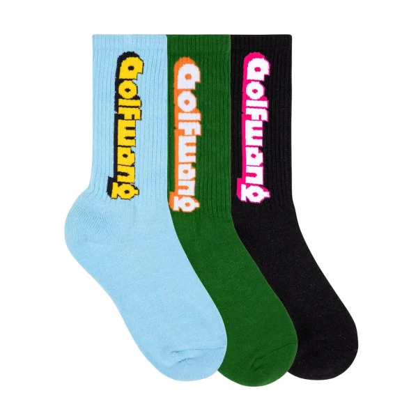 3pk Korova Socks By Golf Wang