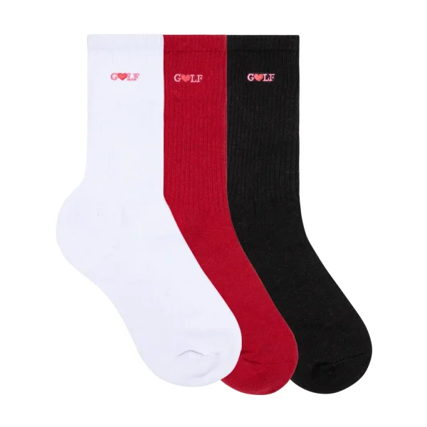 3pk Showgirls Socks By Golf Wang