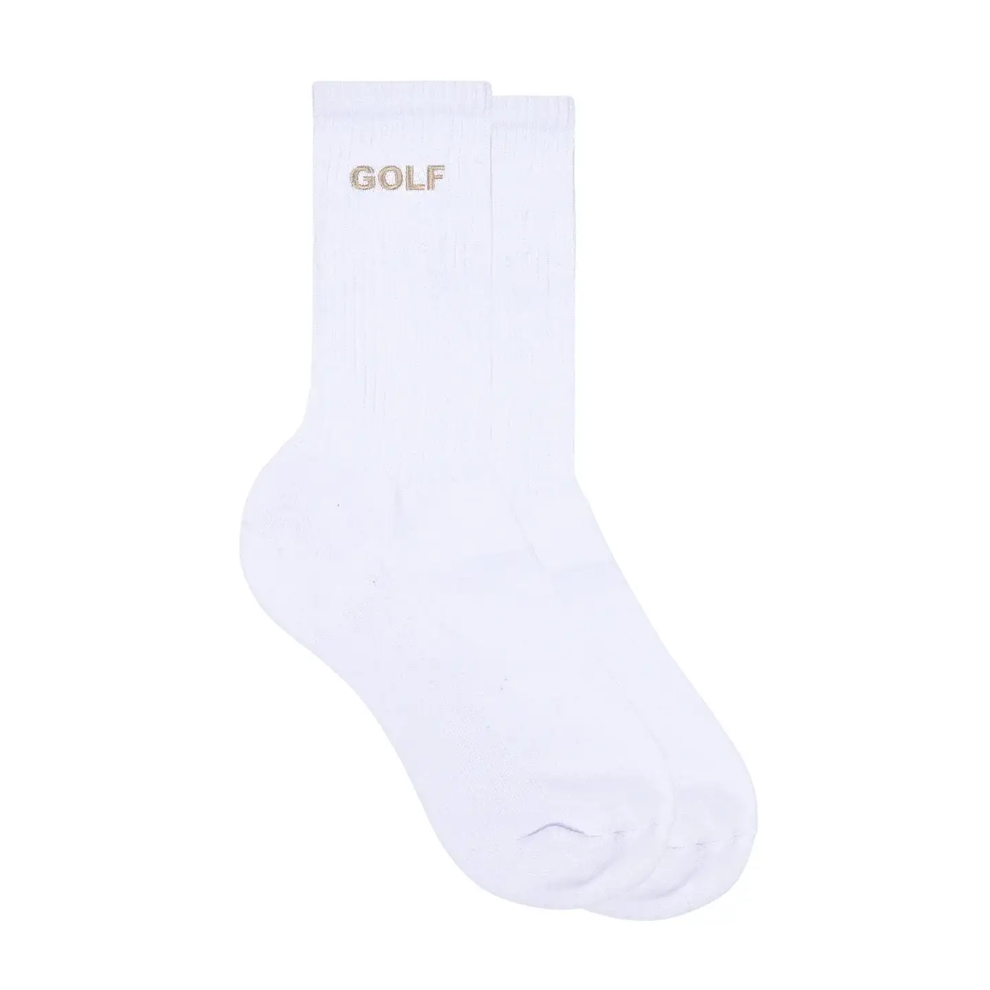 3pk White Logo Socks By Golf Wang (1)