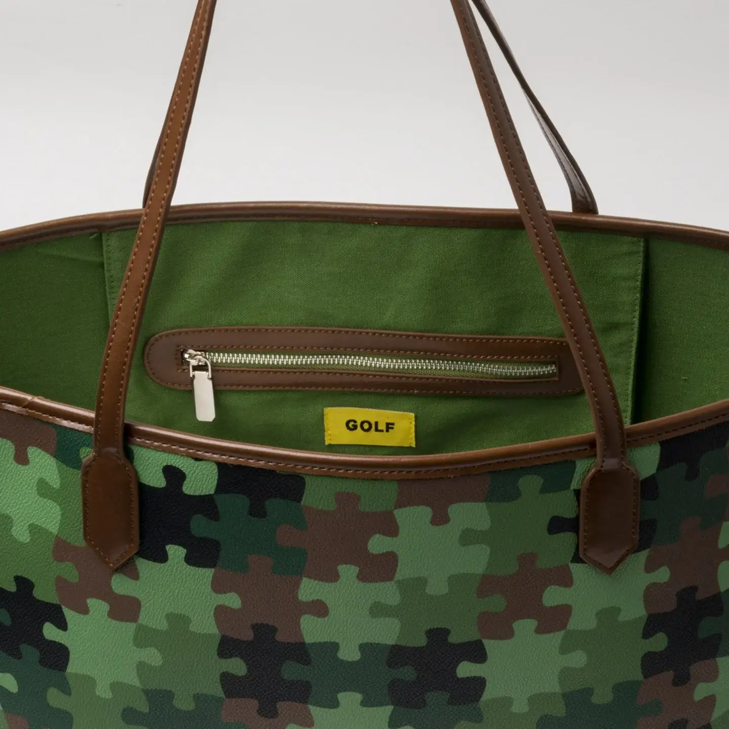 Puzzle Camo Tote Bag By Golf Wang (1)
