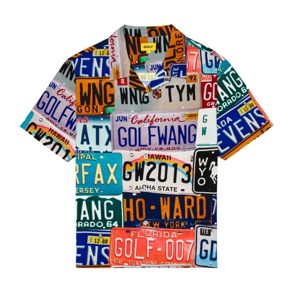 Roadtrip Rayon Button Up By Golf Wang