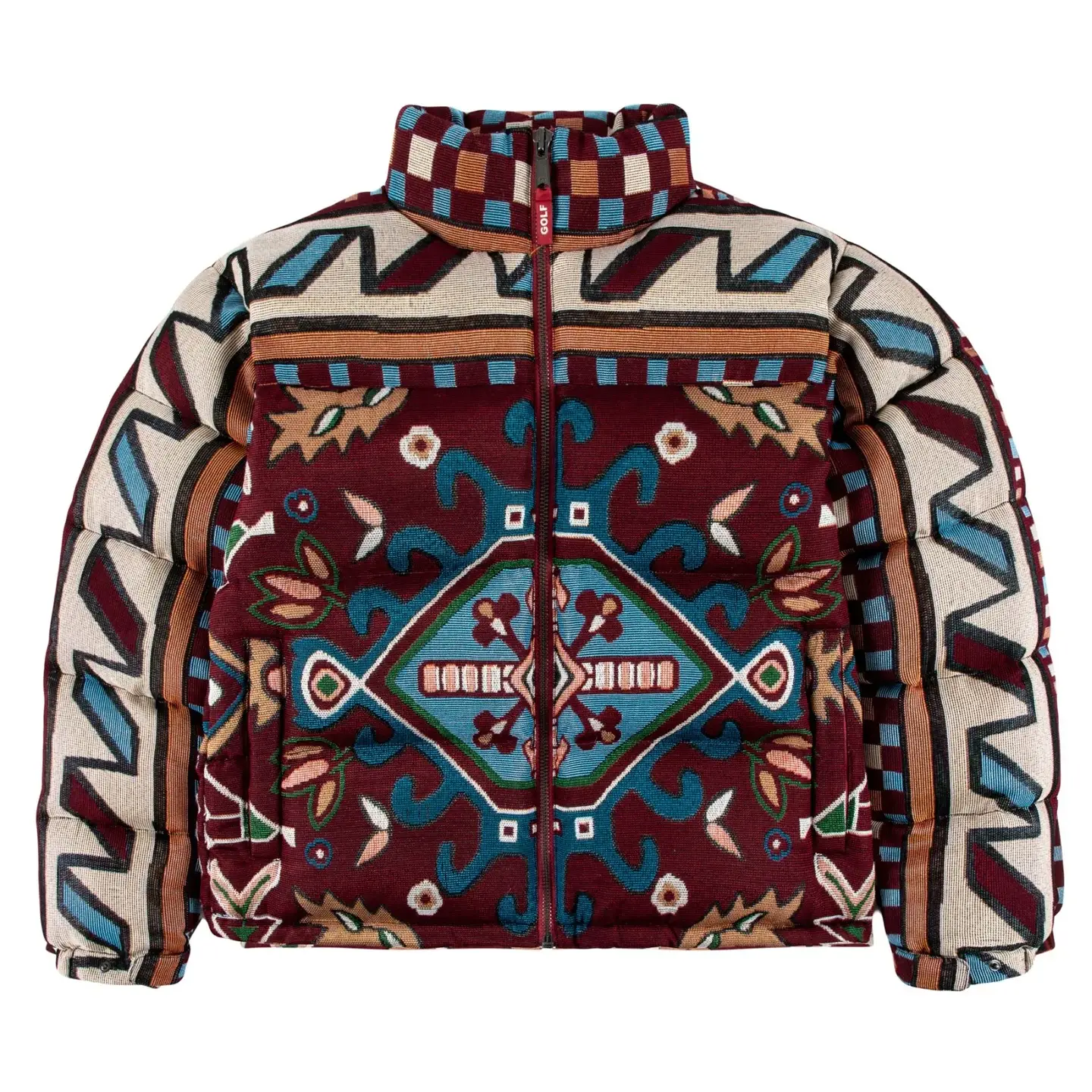 Rug Puffer Jacket By Golf Wang